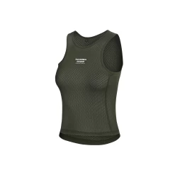 Olive Sleeveless Women's Baselayer 7 Olive Sleeveless Women's Baselayer -Pro Fit Shop PN Baseplayer Olive Side 4 5