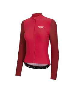 Deep Red Mechanism Women's Long Sleeve Jersey 8 Deep Red Mechanism Women's Long Sleeve Jersey -Pro Fit Shop PN Essentiel Long Sleeve Jersey DarkRed Side 4 5