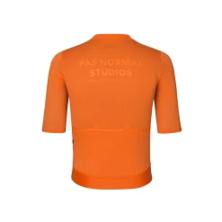 Solitude Mesh Men's Jersey - Bright Orange -Pro Fit Shop PN MensSolitudeMeshJersey Amber back pdp page