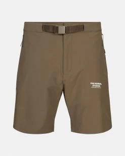 Army Brown Escapism Off-Race Shorts