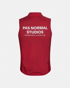 Deep Red Mechanism Stow Away Gilet -Pro Fit Shop PN Stow Away Gilet DeepRed Back 4 5 pdp page