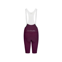 Solitude Women's Bibs - Burgundy -Pro Fit Shop PN Women s 20Solitude 20Bibs 20Burgundy back