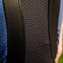 Navy Sprinteur Men's Bib -Pro Fit Shop PelotonDeParis Sprinteur Black Men CyclingBib Detail4 VeloVeloSingapore