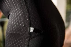 Black Sprinteur Men's Bib -Pro Fit Shop PelotonDeParis Sprinteur Black Men CyclingBib Detail VeloVeloSingapore