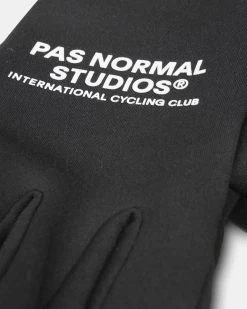 Logo Transition Gloves - Black 7 Logo Transition Gloves - Black -Pro Fit Shop Transition Gloves Black Detail pdp page