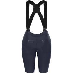 Navy Blue Mono Women's Bib Short -Pro Fit Shop Universal Colours Mono Womens Bib Short Navy Blue Back