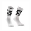 Assos Holy White Monogram Sock Evo -Pro Fit Shop WHITE Monogram
