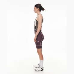 Women's Mechanism Bib - Light Burgundy -Pro Fit Shop WomenLightBurgundyBib3