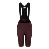 Women's Essential Bib - Burgundy -Pro Fit Shop WomensEssentialBib DarkRed 1