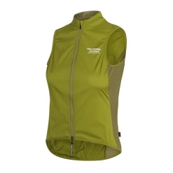 Women's Mechanism Stow Away Gilet - Green -Pro Fit Shop WomensMechanismStowAwayGiletGreen Front2