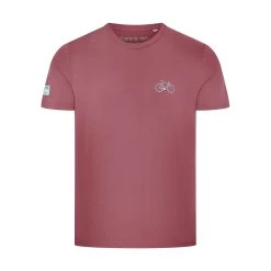 Bike T-shirt Embroidered - Rose