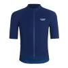 Navy Essential Men's Jersey -Pro Fit Shop front side of navy colored cycling jersey in relaxed fit. pas normal studios logo in white print on left chest. 1180w