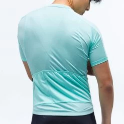 Mint Foundation Men's Jersey -Pro Fit Shop mens foundation jersey celest back detail 5.58.43 PM 2000x 8aad540a 0ede 4744 8c3b f8b06ef43e1e