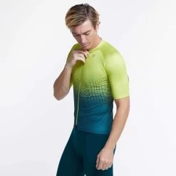 Citron Halftone Ultralight Men's Jersey -Pro Fit Shop mens halftone jersey citron side 2000x fa05fd9f be7c 49ff b6bc f995ac0513fe