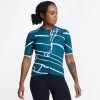 Deep Sea Block Print SE Women's Jersey -Pro Fit Shop womens block print se jersey deepsea front 1200x 2
