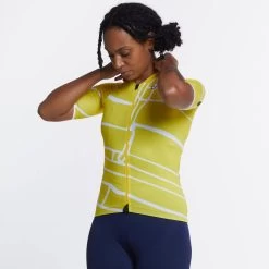 Gold Yellow Block Print SE Women's Jersey -Pro Fit Shop womens block print se jersey lemon side 1200x 3a6e4385 e21e 47ea 982b dc633e0116a2