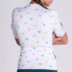 White Origami Ultralight Women's Jersey -Pro Fit Shop womens ultralight origami white back detail 1200x c3073b5b e3f6 41a0 a0f7 00f758a42fd0